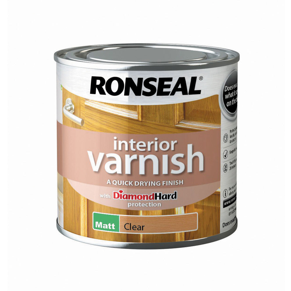 Ronseal Interior Varnish Clear Matt 250ml