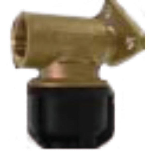 Philmac - 1/2\" M-I Wall Plate Elbow- Brass