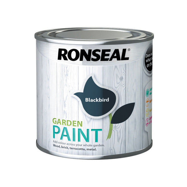 Ronseal Garden Paint Blackbird 250ml