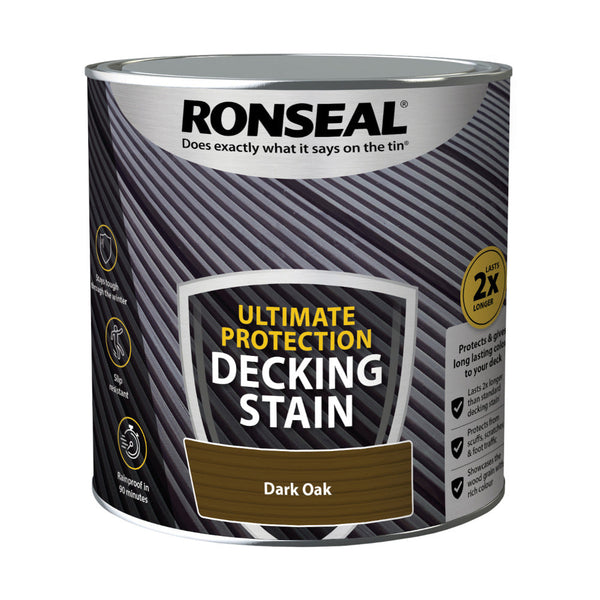 Ronseal Ultimate Protection Decking Stain Dark Oak 2.5L