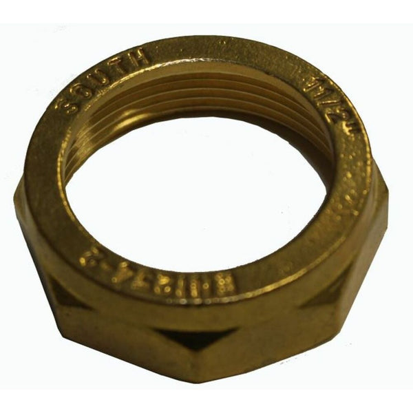 South Coast Brass - 1 1/4\" Nut 378A