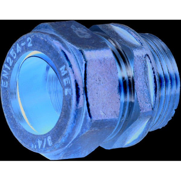 South Coast Brass - 1\" x 1\" Straight Coupler Mi x C 311