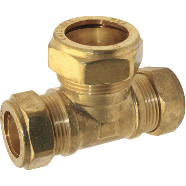 South Coast Brass - 3/4\" x 3/4\" x 1\" C x C x C Red Tee 318