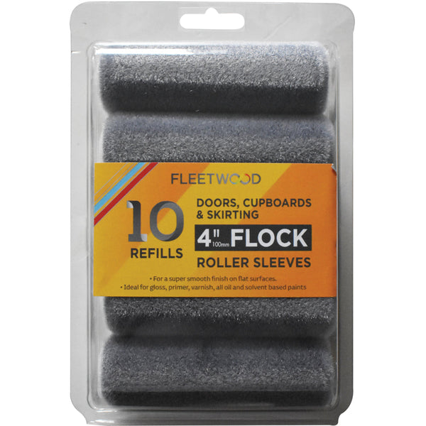 Fleetwood 4\" Flock Sleeve 10Pk