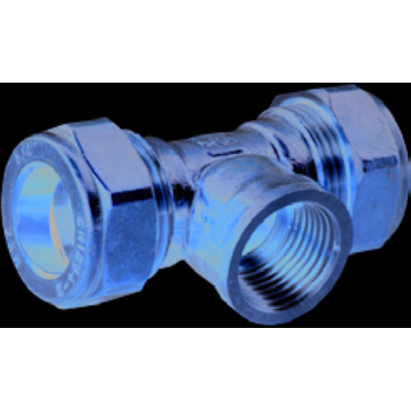 South Coast Brass - 1\" x 1\" x 3/4\" C x C x Fi Tee 330