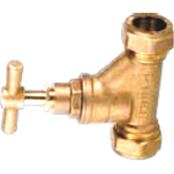 South Coast Plumbing - 1/2\" Compression Stopcock Brass