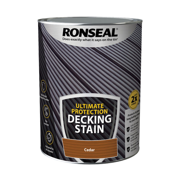 Ronseal Ultimate Protection Decking Stain Cedar 5L