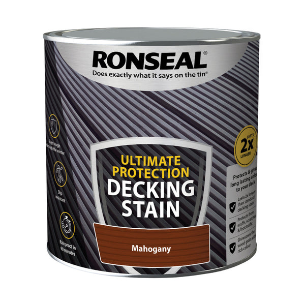 Ronseal Ultimate Protection Decking Stain Rich Mahogany 2.5L