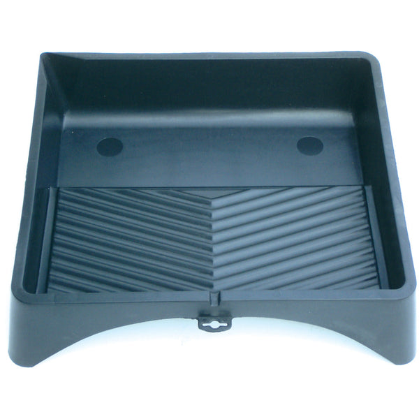 Fleetwood 15\" Black Plastic Tray