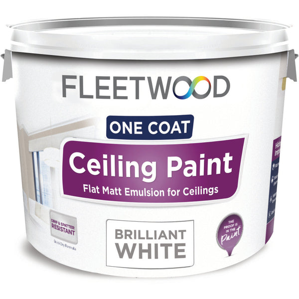Fleetwood Ceiling Paint Ceiling Paint Brilliant White 10L