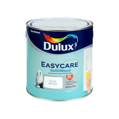 Dulux Easycare Satinwood Pure White 2.5L