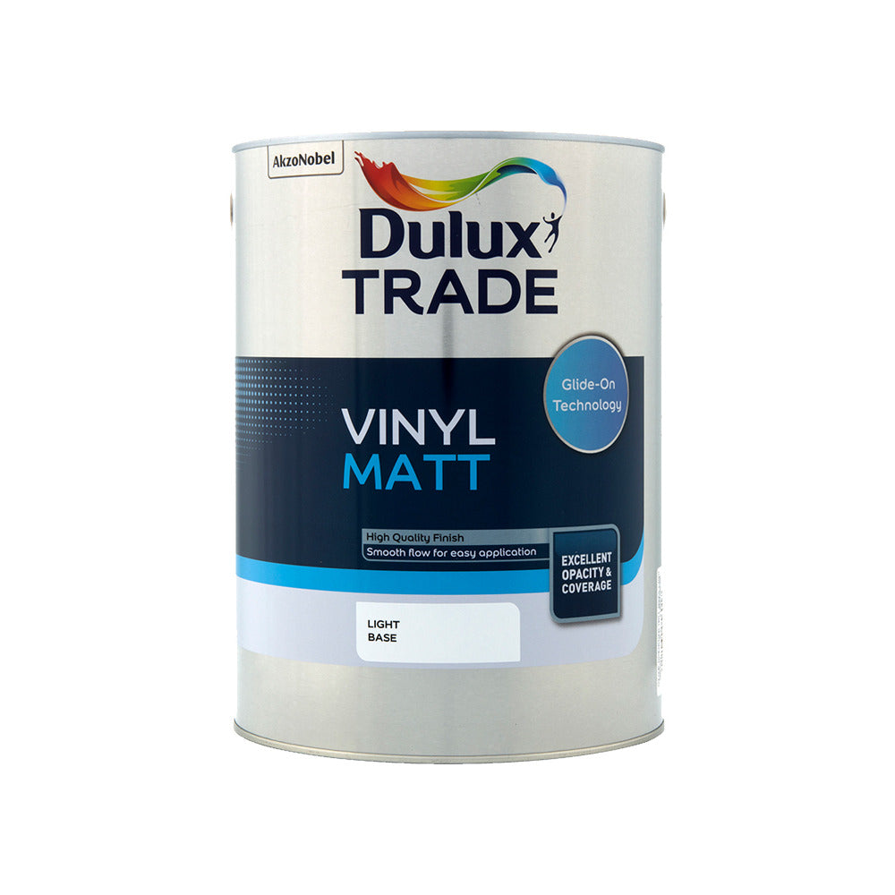 Dulux Trade Vinyl Matt Light Base 5L