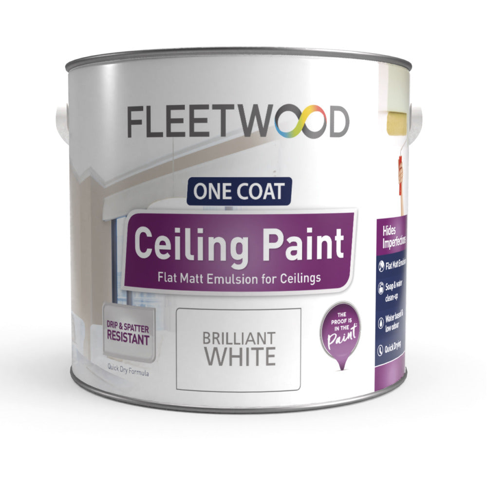 Fleetwood Ceiling Paint Brilliant White 2.5L
