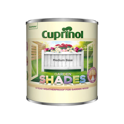 Cuprinol Colour Mixing Garden Shades Medium Base 1L