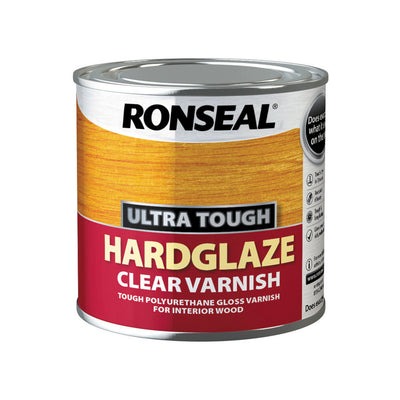 Ronseal Ultra Tough Hardglaze Clear Varnish 250ml