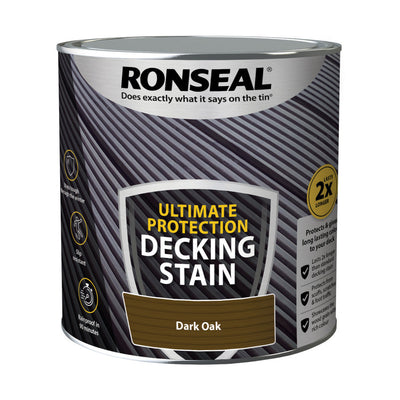 Ronseal Ultimate Protection Decking Stain Dark Oak 2.5L