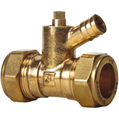 South Coast Brass - 1/2\ Combined St. Coupler & Drain Off 171