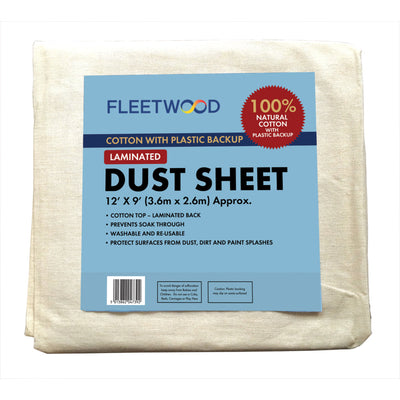 Fleetwood 12' x 9' Laminated Dust Sheet