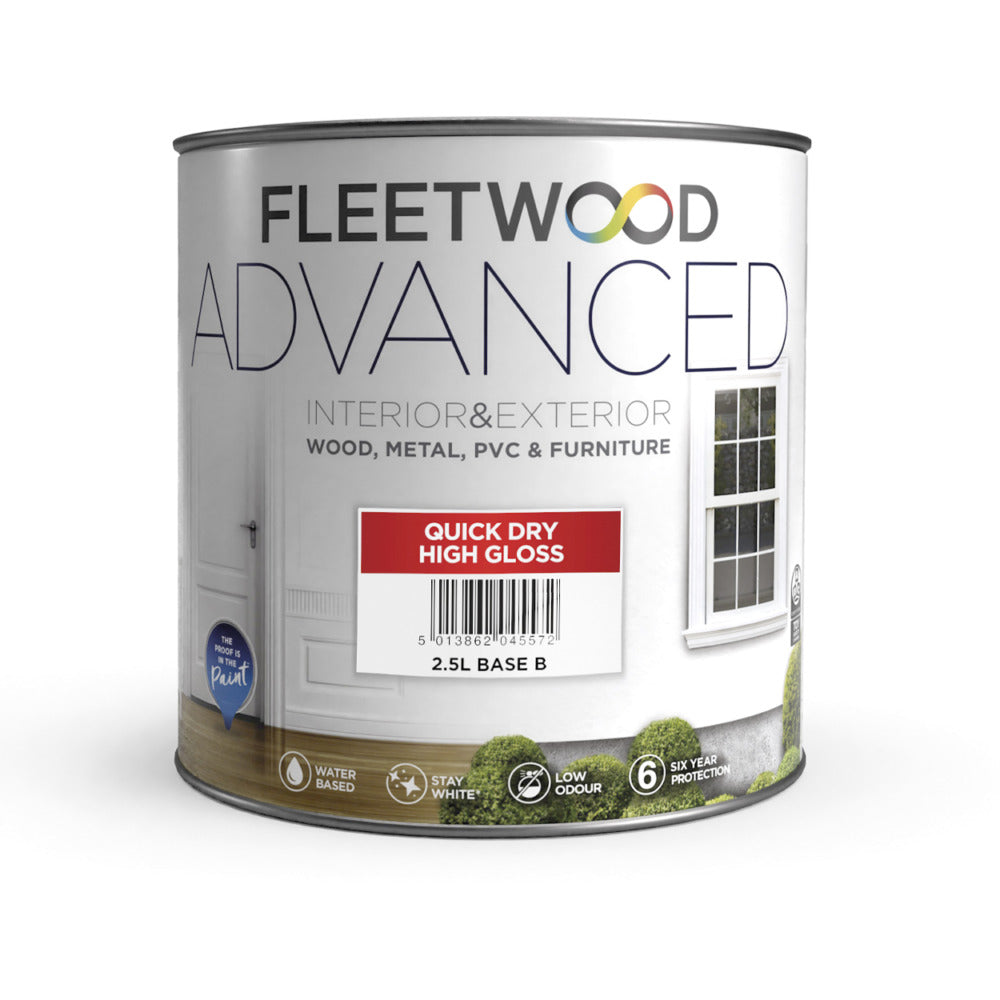 Fleetwood Advanced Quick Dry Gloss Brilliant White 2.5L