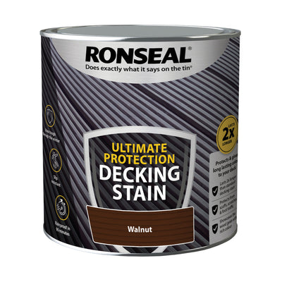 Ronseal Ultimate Protection Decking Stain Walnut 2.5L