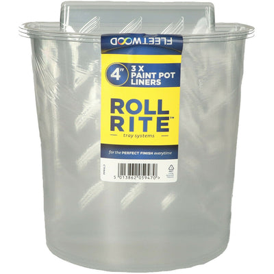 Fleetwood 4\ Roll Rite Paint Pot Liners X 3Pk