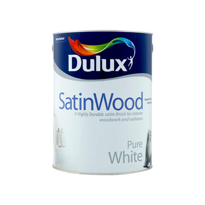 Dulux Satinwood Pure White 5L