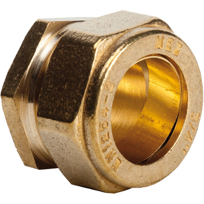 South Coast Brass - 1/2\ Compression Stop End 351