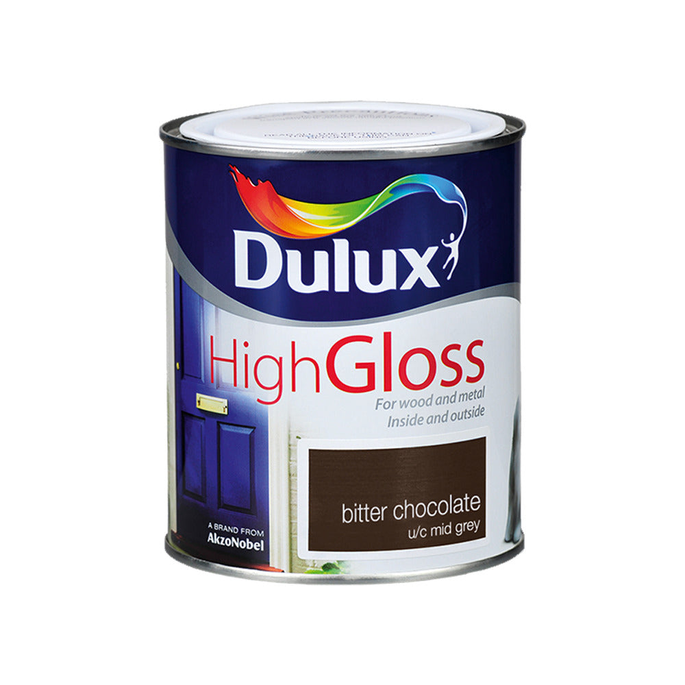 Dulux High Gloss Bitter Chocolate 750ml