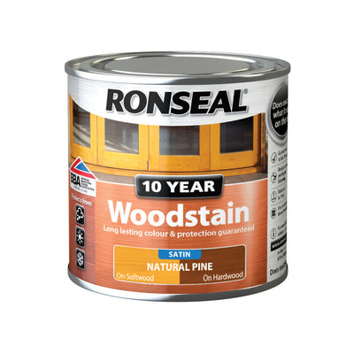 Ronseal 10 Year Woodstain Natural Pine Satin 250ml