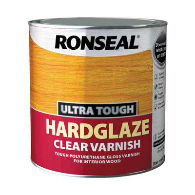 Ronseal Ultra Tough Hardglaze Clear Varnish 2.5L