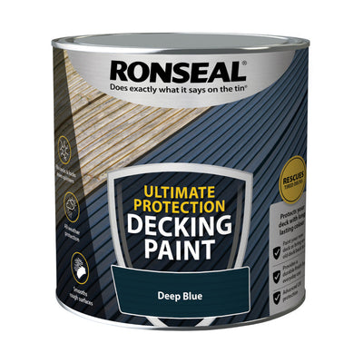 Ronseal Ultimate Protection Decking Paint Deep Blue 2.5L