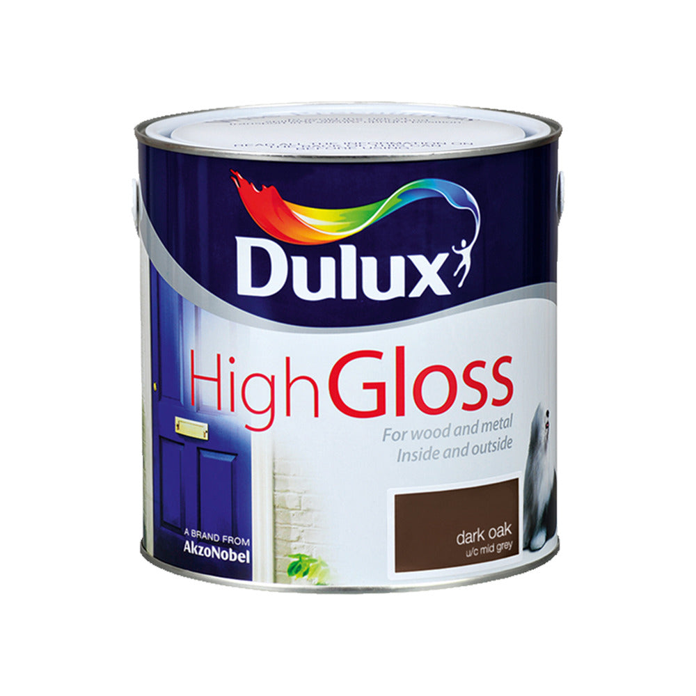 Dulux High Gloss Dark Oak 2.5L