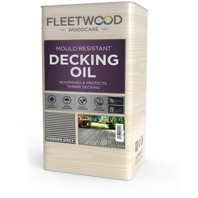 Fleetwood Decking Oil-Garden Grey 5L