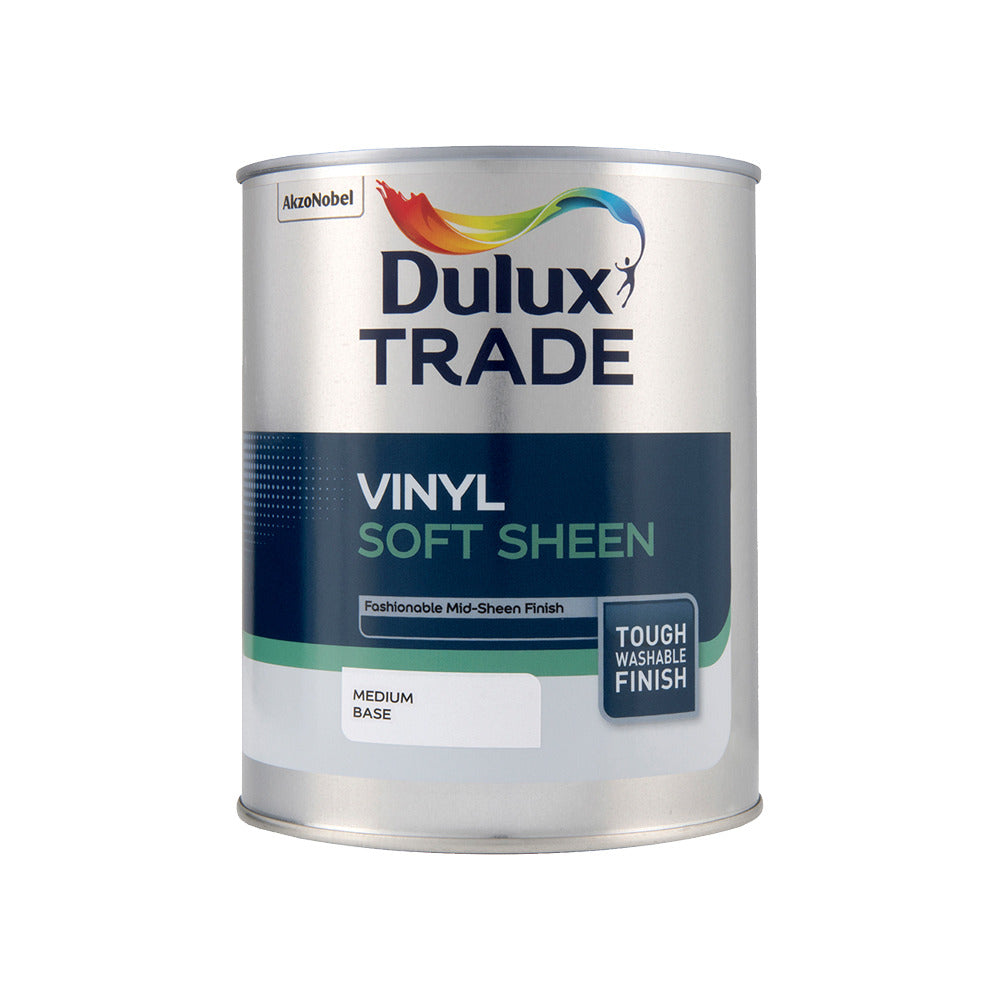 Dulux Trade Vinyl Soft Sheen Medium Base 1L