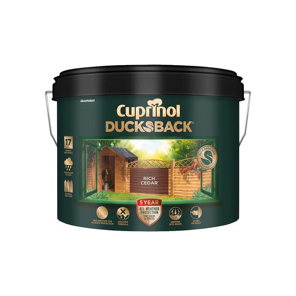 Cuprinol 5 Year Ducksback Rich Cedar 9L