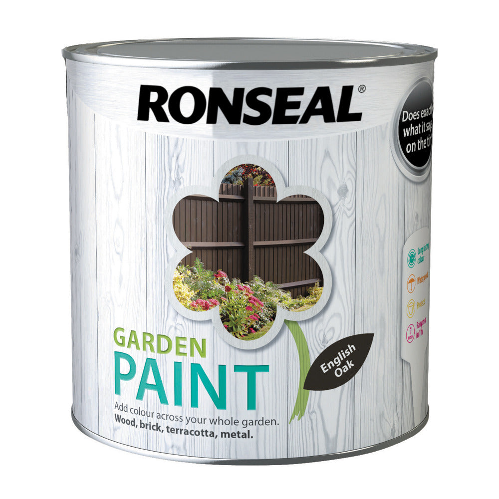 Ronseal Garden Paint English Oak 2.5L