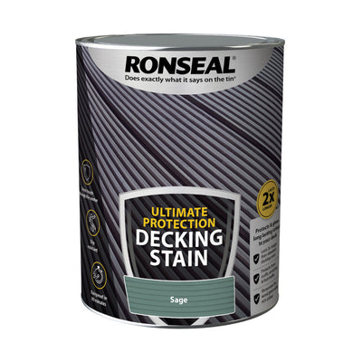 Ronseal Ultimate Protection Decking Stain Sage 5L