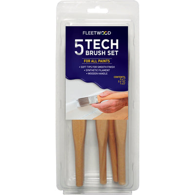Fleetwood 5 Piece Tech Brush Set