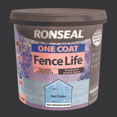 Ronseal One Coat Fence Life Red Cedar 5L