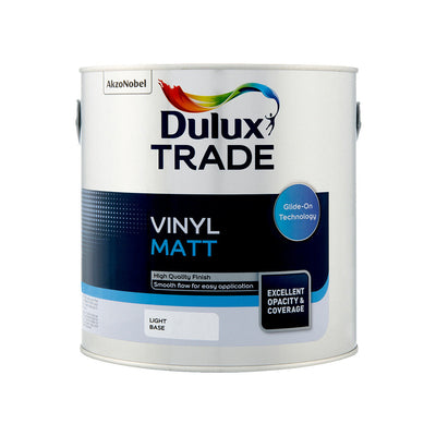 Dulux Trade Vinyl Matt Light Base 2.5L