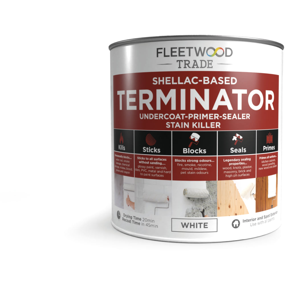 Terminator Shellac Primer Brilliant White 500ml