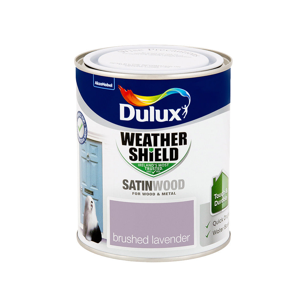 Dulux Weathershield Exterior satin Brushed Lavender 750ml