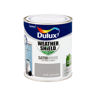 Dulux Weathershield Exterior satin Soft Granite 750ml