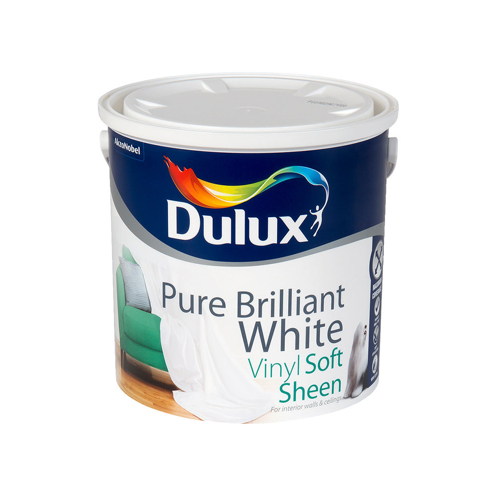 Dulux Vinyl Soft Sheen Pure Brilliant White 10L