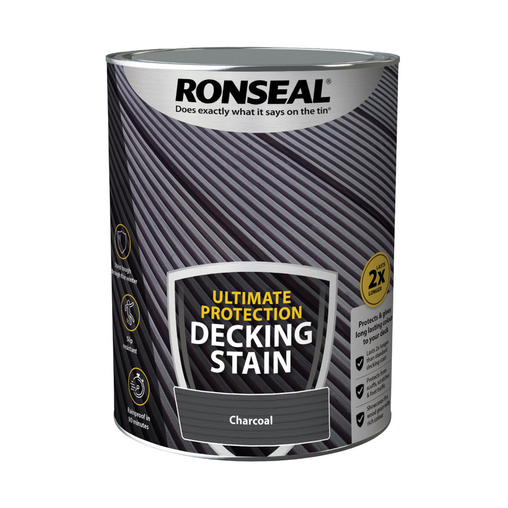 Ronseal Ultimate Protection Decking Stain Charcoal 5L