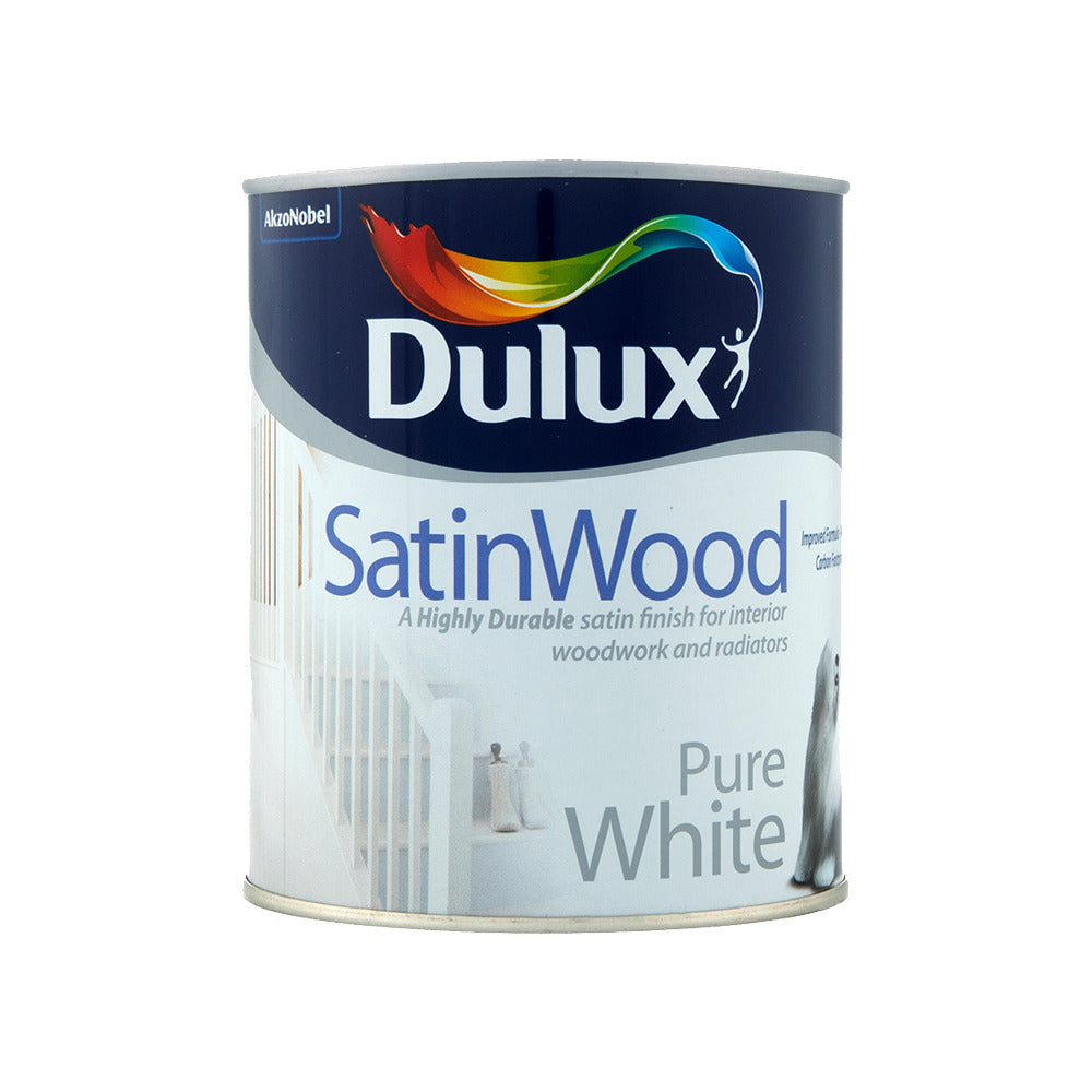 Dulux Satinwood Pure White 750ml