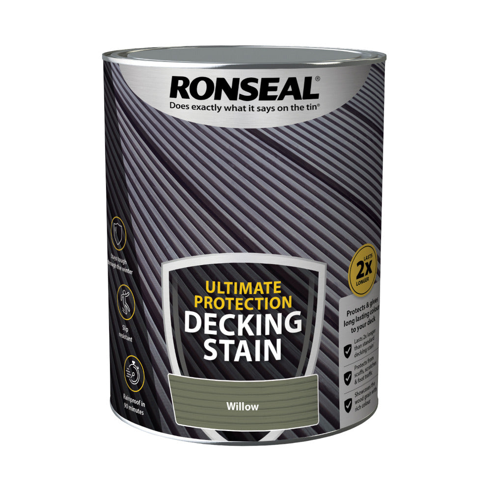 Ronseal Ultimate Protection Decking Stain Willow 5L