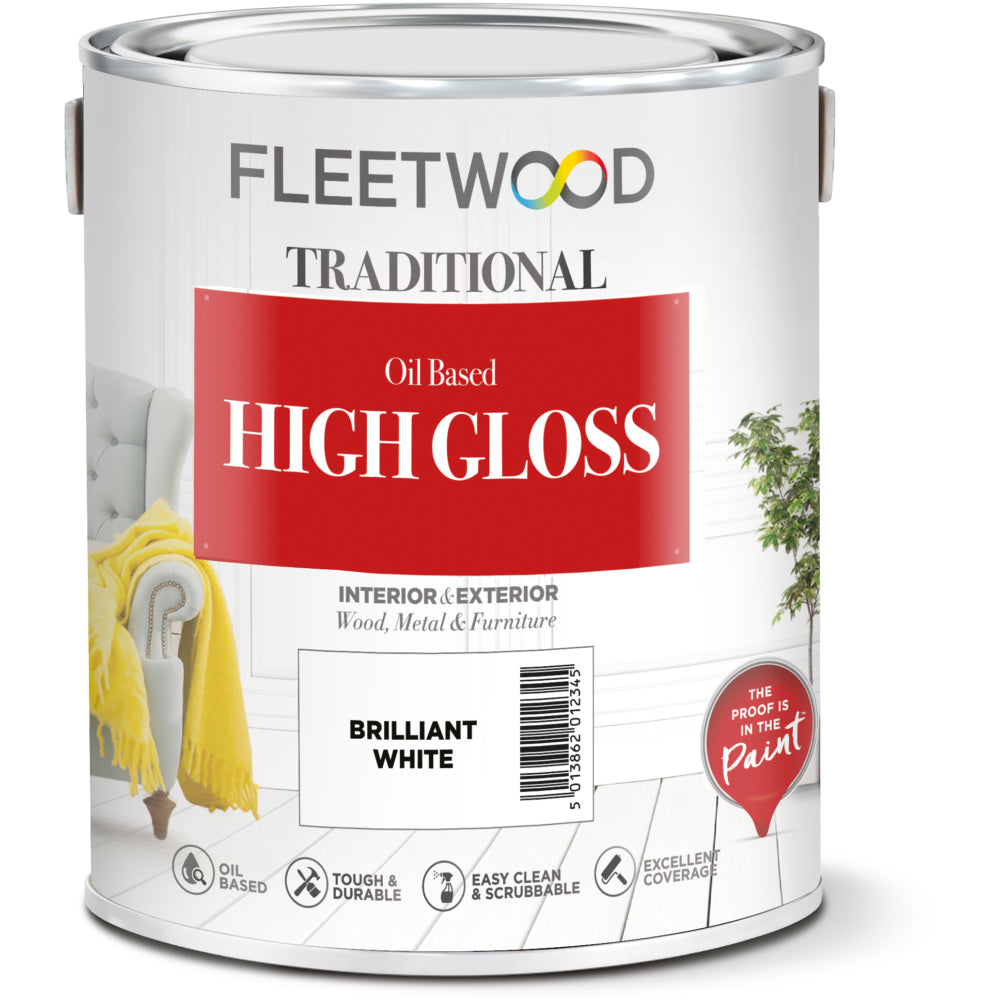 Fleetwood Traditional Gloss Brilliant White 2.5L