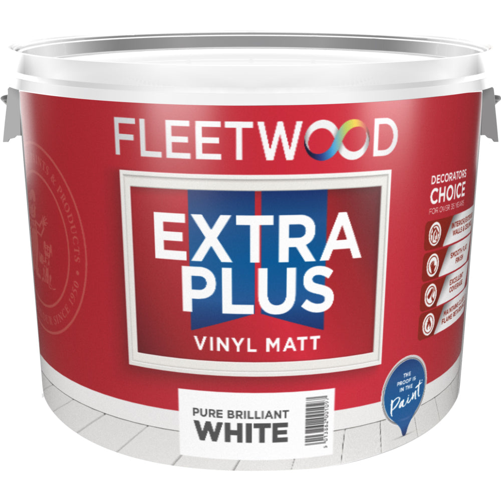 Fleetwood Extra Plus Matt Brilliant White 10L