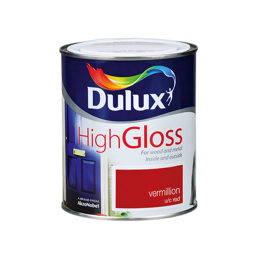 Dulux High Gloss Vermillion 750ml